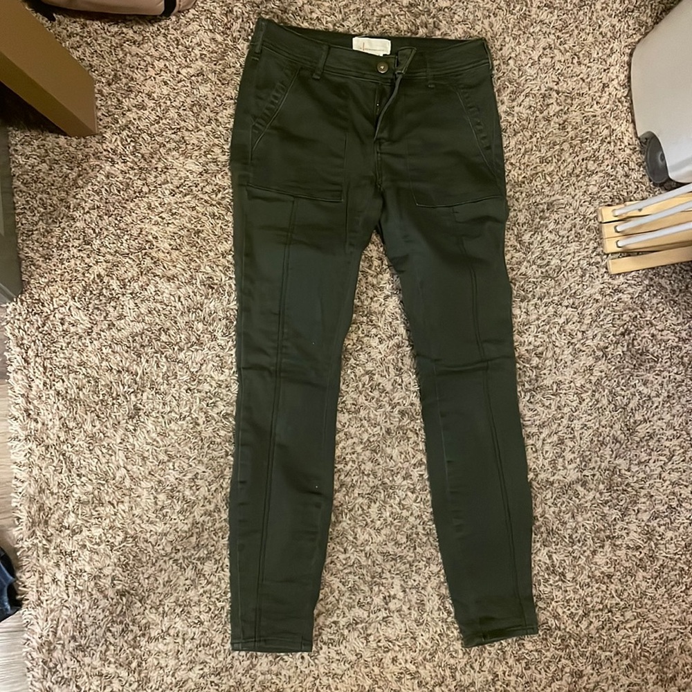 Anthropologie Green Pants